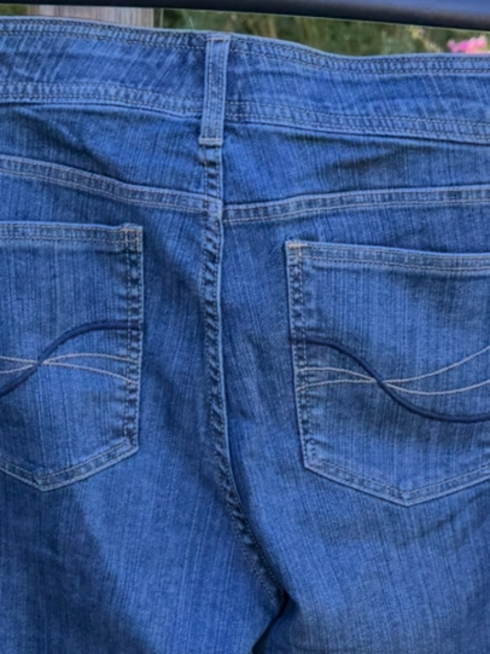 Y2K Lee Women’s Jeans in Medium Blue Wash - Size 12 Long - Picture 5 of 6